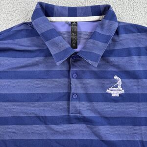 Pinehurst By Adidas N.C. Polo Shirt Mens XL Blue No. 2 1895 Golf Resort Staff